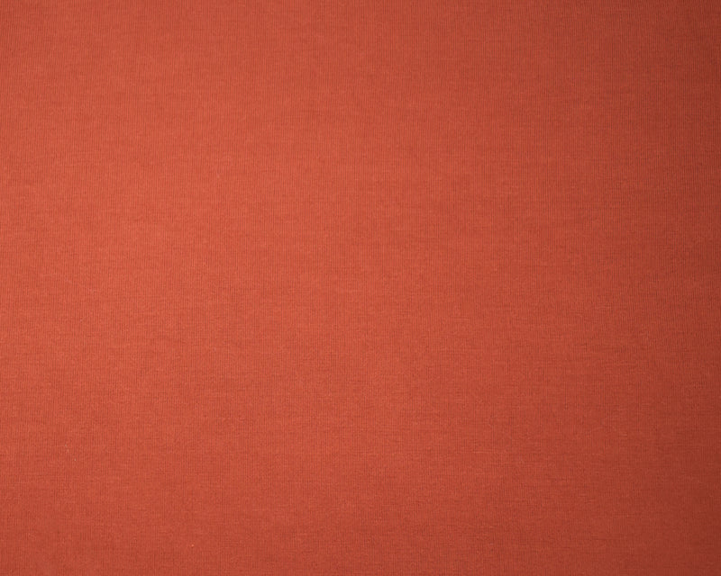 Orange Bamboo Solid Stretch Jersey Knit Fabric