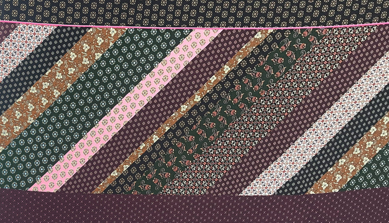 Purple-Multi Designer Poly PANEL Floral ITY Jersey Knit Fabric