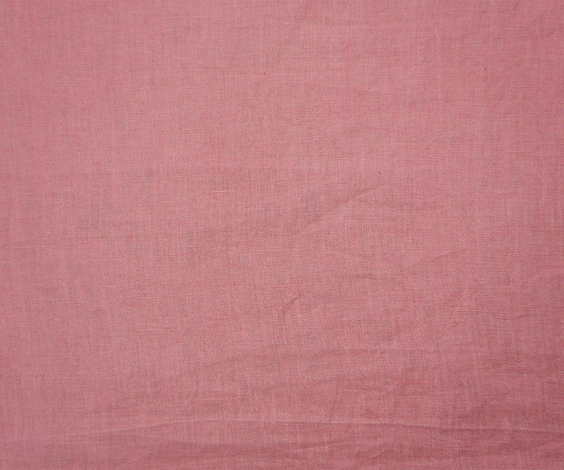Pink Famous Designer Linen Cross Hatch Woven Fabric