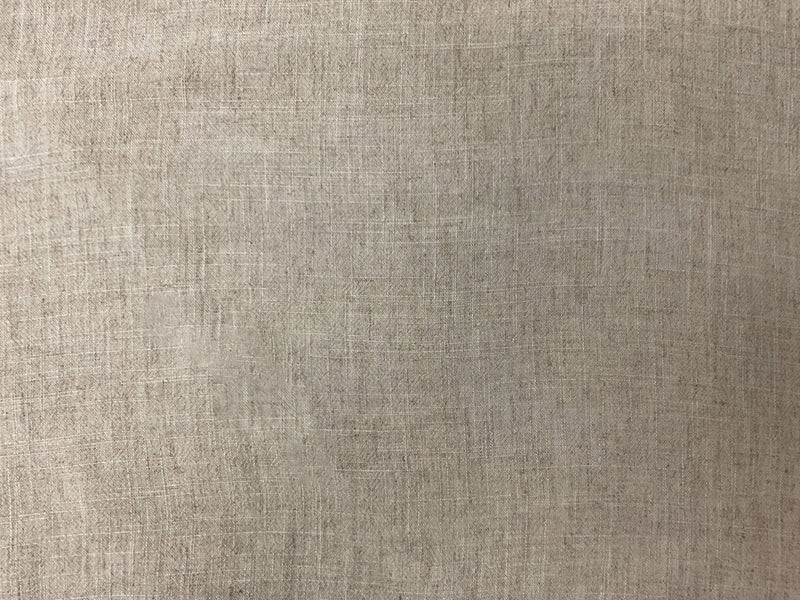 Beige Famous Designer Rayon Linen Heather Cross Hatch Woven Fabric