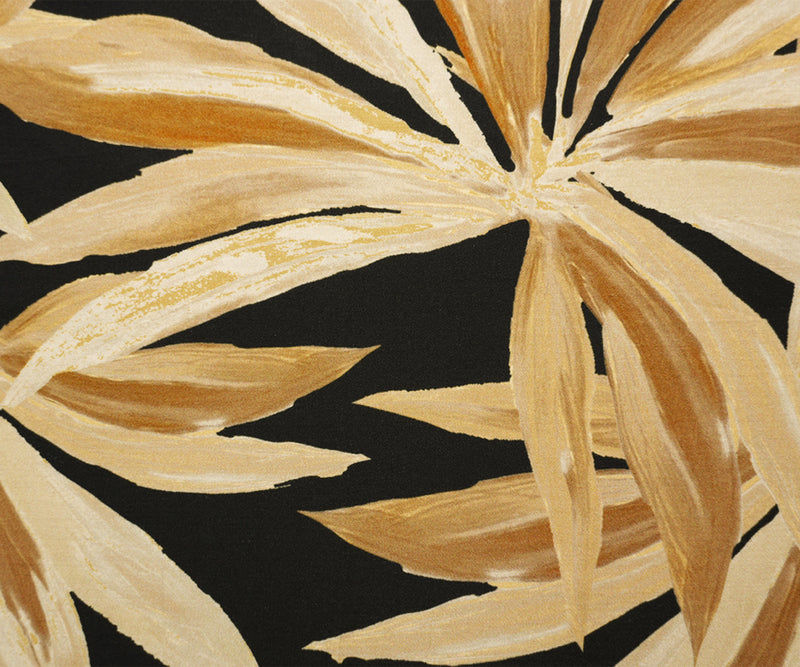 Brown-Black Famous Designer Viscose Floral Printed Satin Woven Fabric