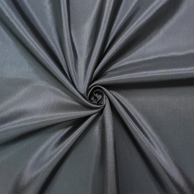 Gray Acetate Solid Lining Woven Fabric
