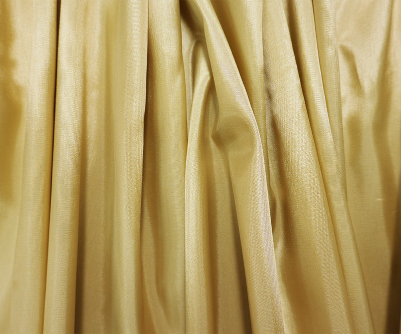 Gold Acetate Solid Lining Woven Fabric