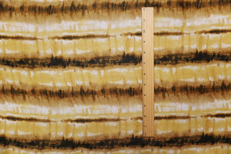Brown-Multi Famous Designer Viscose Tie Dye Georgette Fabric