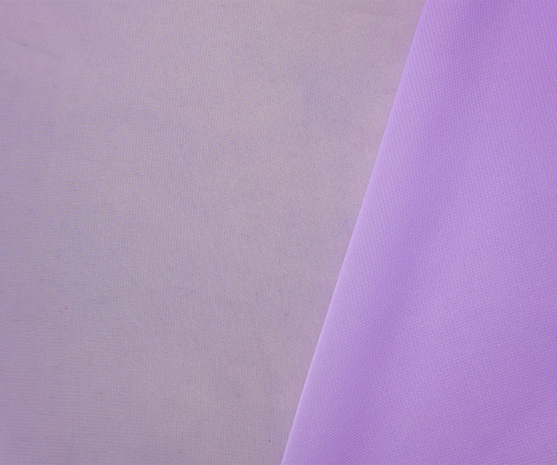 Light Lilac Purple Polyester Chiffon Woven Fabric