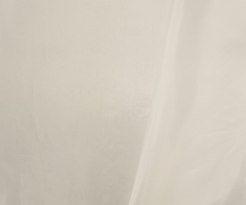 Light Ivory Polyester Solid Lining Fabric