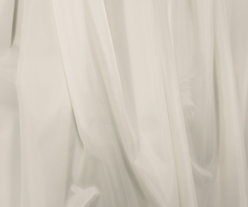 Light Ivory Polyester Solid Lining Fabric
