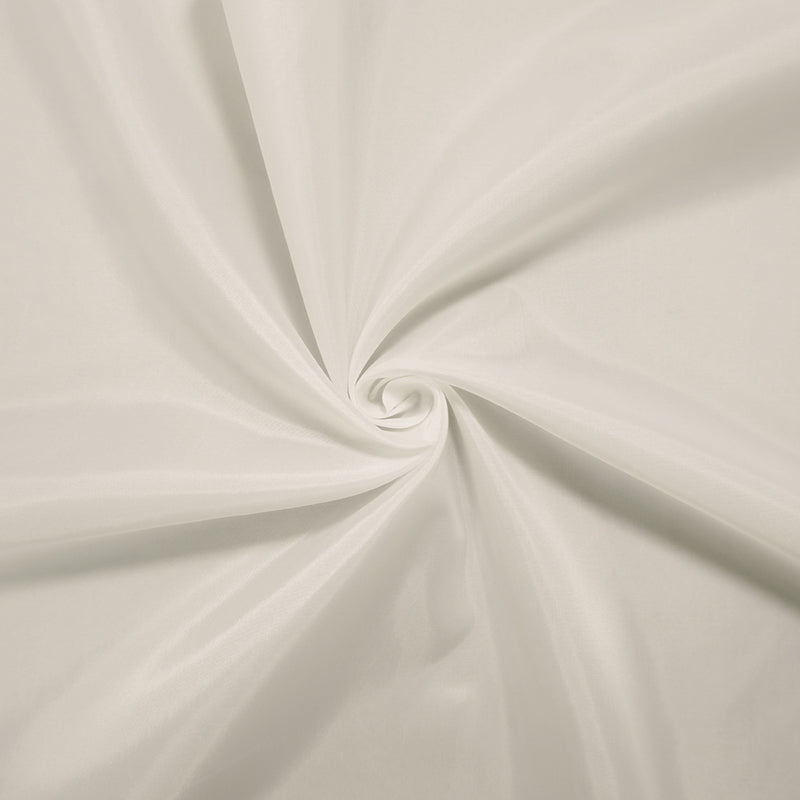 Light Ivory Polyester Solid Lining Fabric