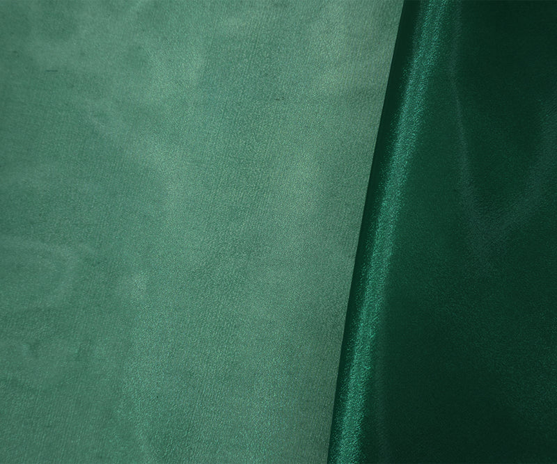 Green Polyester Organza Woven Fabric