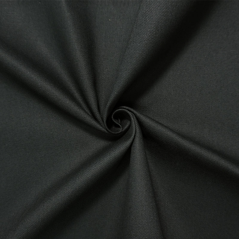 Black Cotton Duck Cloth Canvas Woven Fabric
