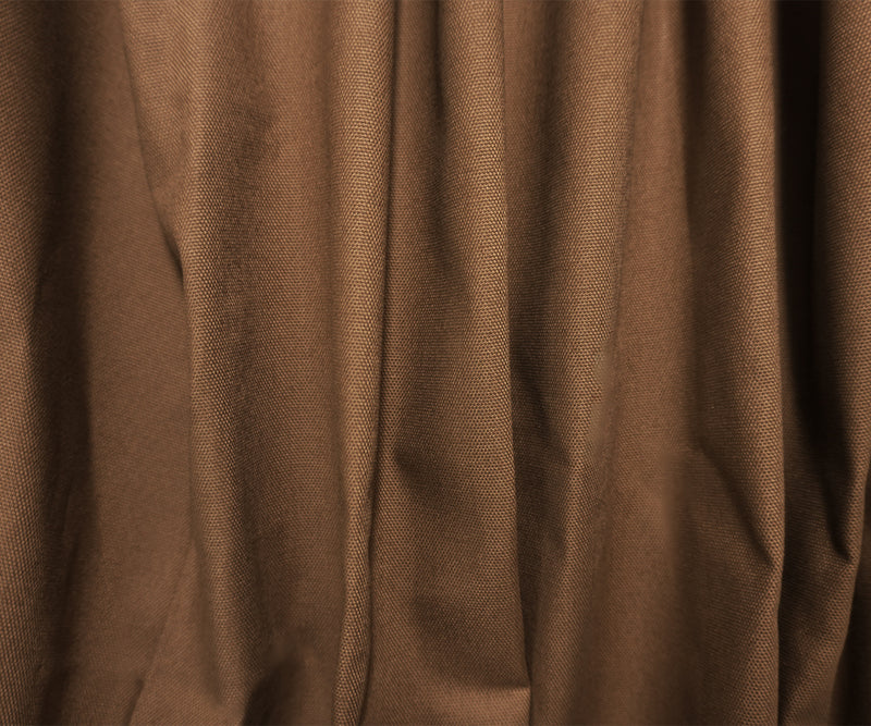 Brown Cotton Duck Cloth Canvas Woven Fabric