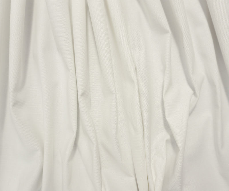 White Cotton Duck Cloth Canvas Woven Fabric