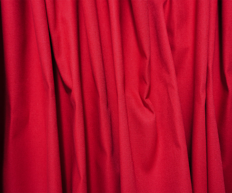 Red Cotton Duck Cloth Canvas Woven Fabric