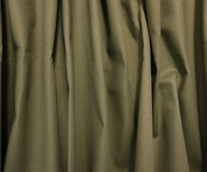 Green Cotton Duck Cloth Canvas Woven Fabric