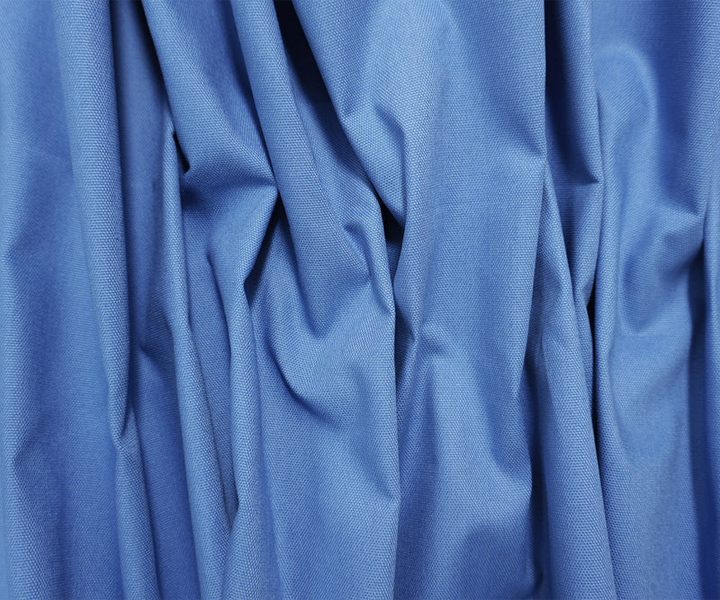 Blue Cotton Duck Cloth Canvas Woven Fabric