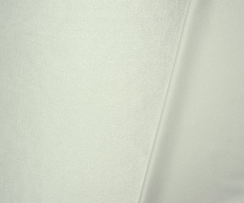 Bright White Nylon Stretch Spandex Satin Jersey Knit Fabric