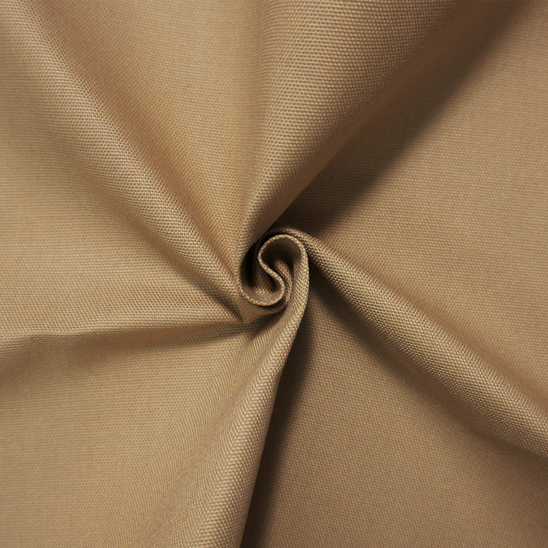 Khaki Brown Cotton Duck Cloth Canvas Woven Fabric