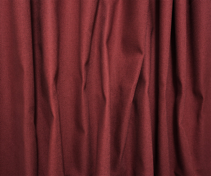 Burgandy Red Cotton Duck Cloth Canvas Woven Fabric
