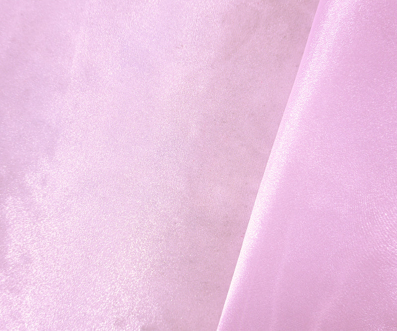 Light Purple Polyester Organza Woven Fabric