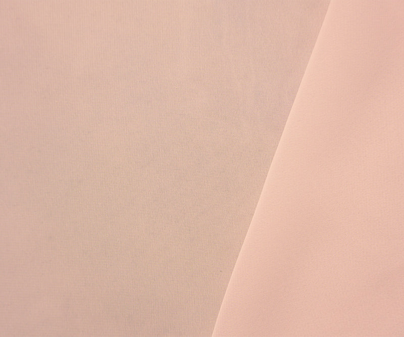 Light Pink Polyester Chiffon Woven Fabric