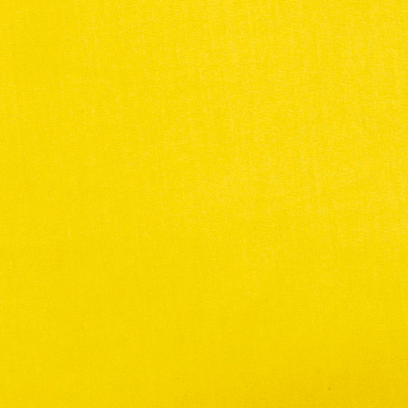 Bright Yellow Solid Stretch Cotton Poplin Woven Fabric