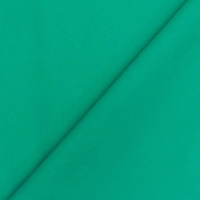Chemical Green Solid Stretch Cotton Poplin Woven Fabric