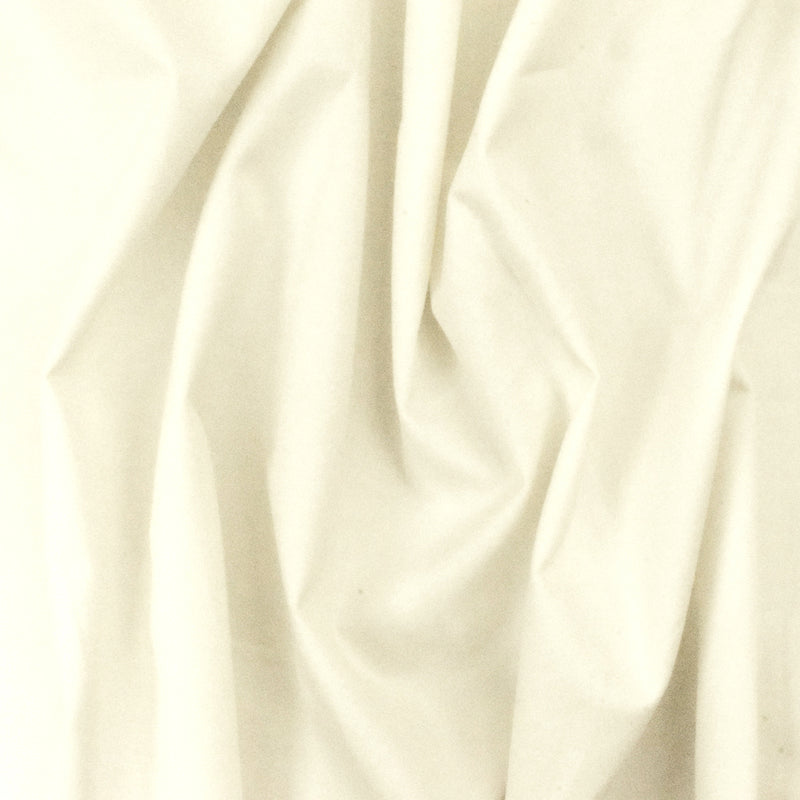 Vintage Ivory Cotton Twill Woven Fabric