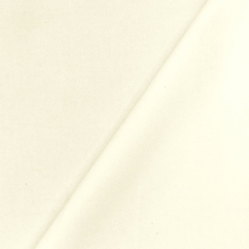 Vintage Ivory Cotton Twill Woven Fabric
