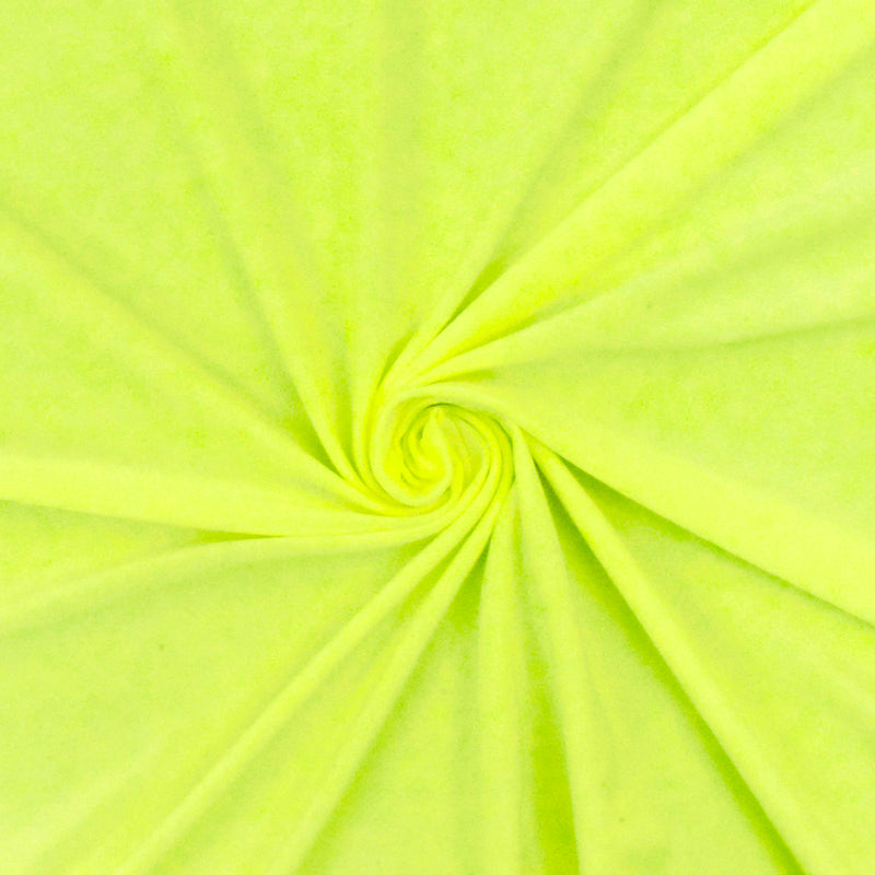 Neon Yellow Activewear Stretch Knit Fabric