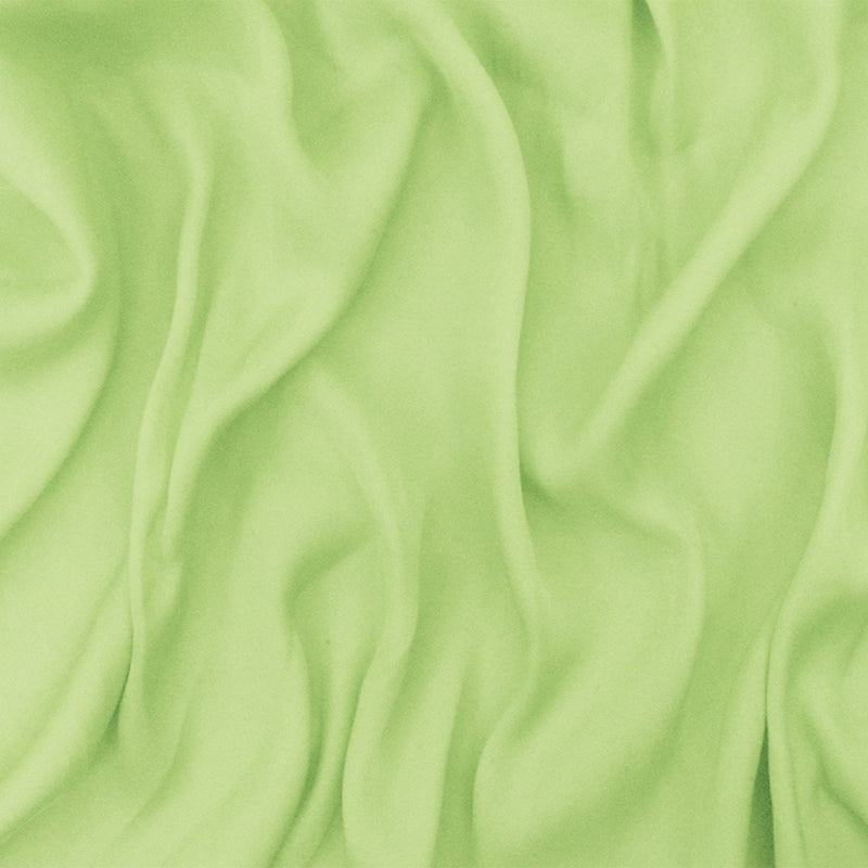 Matcha Latte Green Famous Designer Poly Charmeuse Woven Fabric