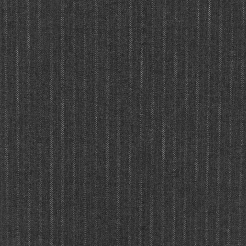 Anchor Gray-Gray Stripe Wool-Poly Twill Woven Suiting Fabric