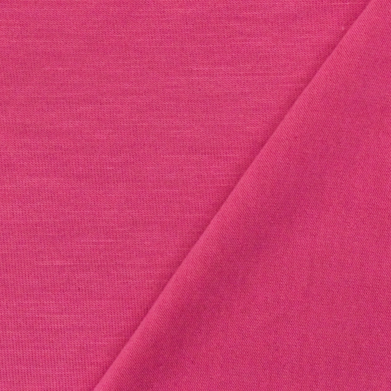 Bright Pink Solid Stretch Spandex Rayon Modal Jersey Knit Fabric
