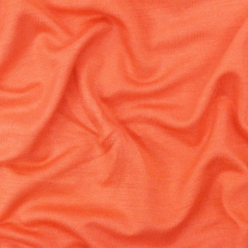 Orange Solid Stretch Spandex Rayon Modal Jersey Knit Fabric