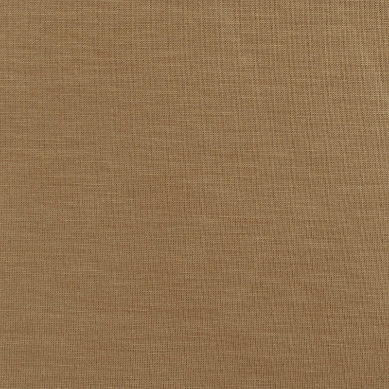 Brown Solid Stretch Spandex Rayon Modal Jersey Knit Fabric