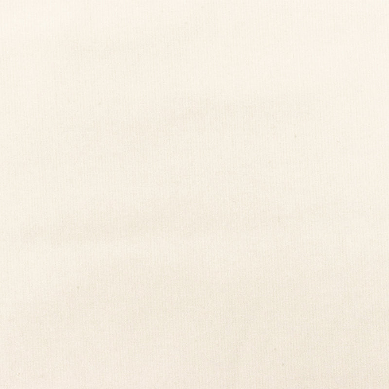 Ivory Solid Stretch Cotton Spandex Featherwale Corduroy Woven Fabric