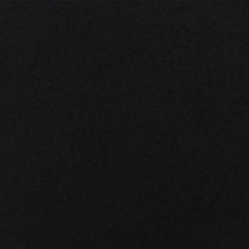 Black Solid Wool Brushed Boucle Knit Jacketing Fabric