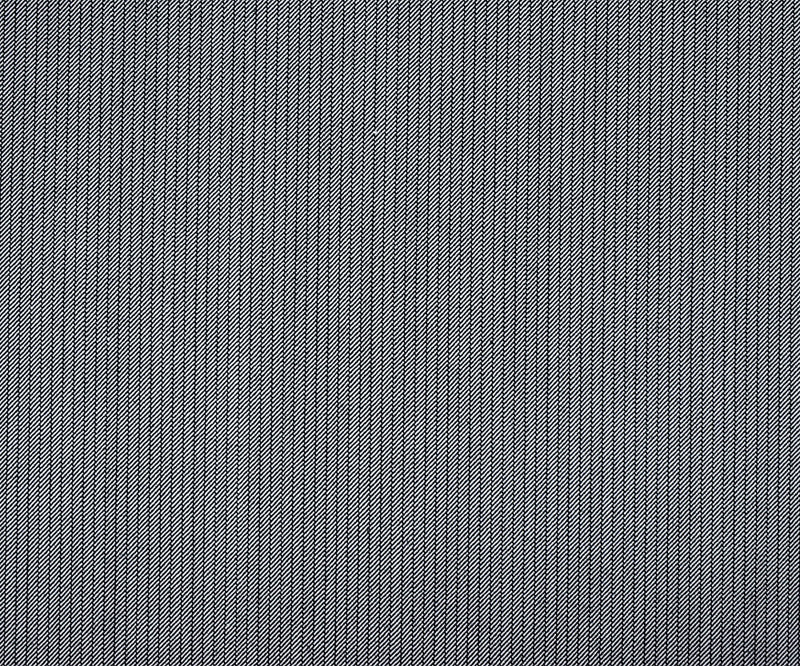 Black-White Polyester Wool Blend Striped Twill Woven Suiting Fabric