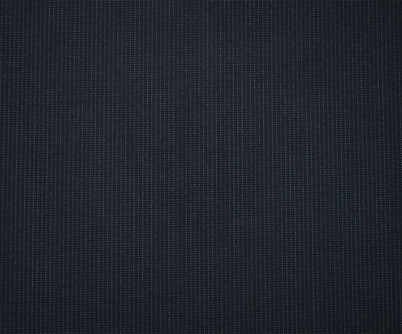 Black-Gray Wool Polyester Dobby Woven Suiting Fabric