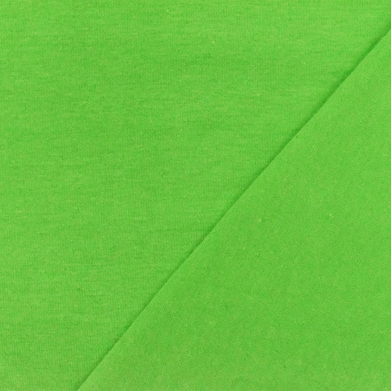 Green Solid Stretch Cotton Spandex Jersey Knit Fabric