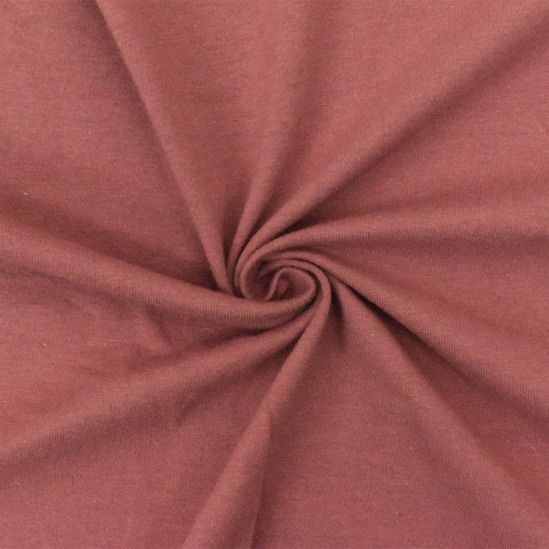 Red Solid Stretch Cotton Spandex Jersey Knit Fabric