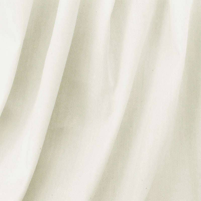 Ivory Solid Cotton Poplin Woven Fabric
