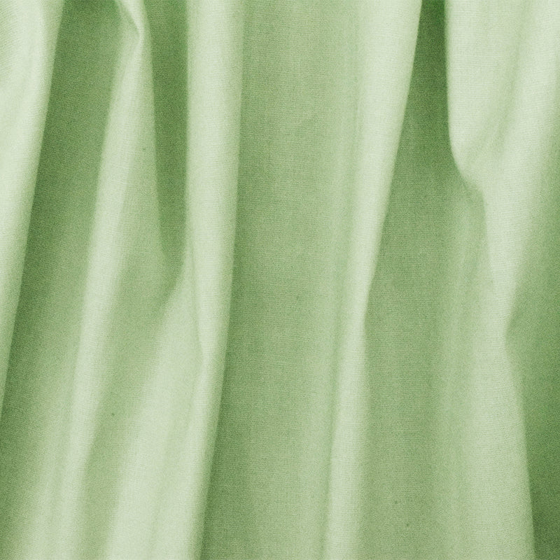 Mint Green Solid Stretch Cotton Spandex Poplin Woven Fabric
