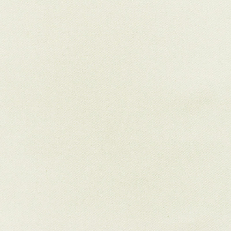 Ivory Solid Cotton Twill Woven Fabric