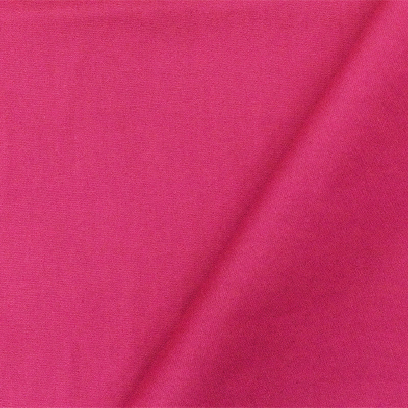 Pink Solid Cotton Stretch Spandex Poplin Woven Fabric