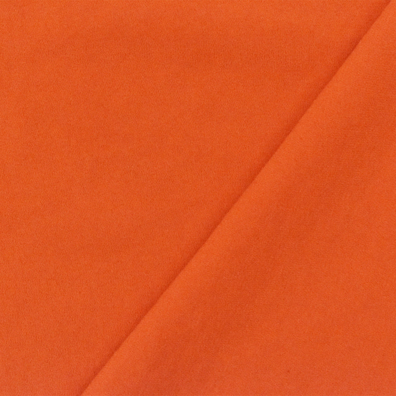 Orange Famous Designer Polyester Heavy Moss Crepe Woven Fabric