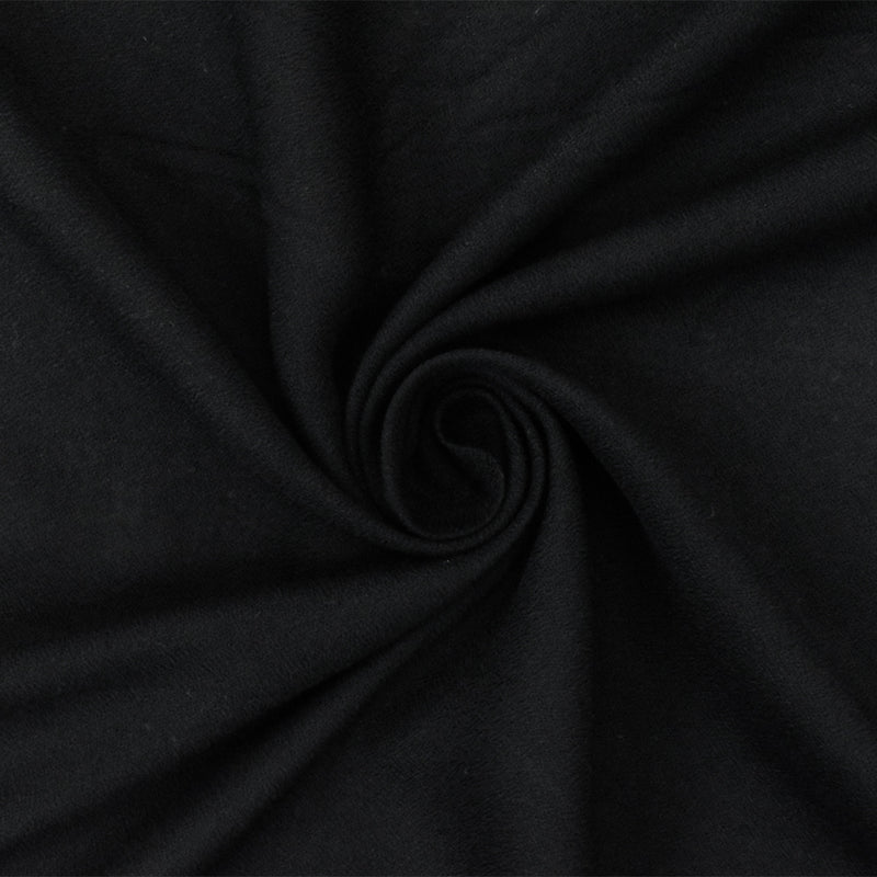 Black Famous Designer Rayon Momie Georgette Woven Fabric