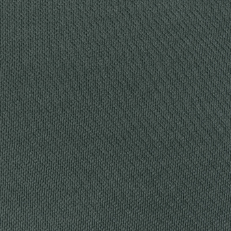 Gray Organic Cotton Poly Pique Knit Fabric