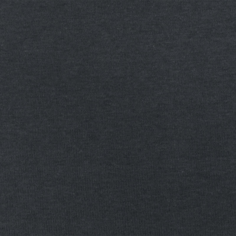 Gray Organic Cotton Poly Stretch Spandex 1x1 Rib Knit Fabric