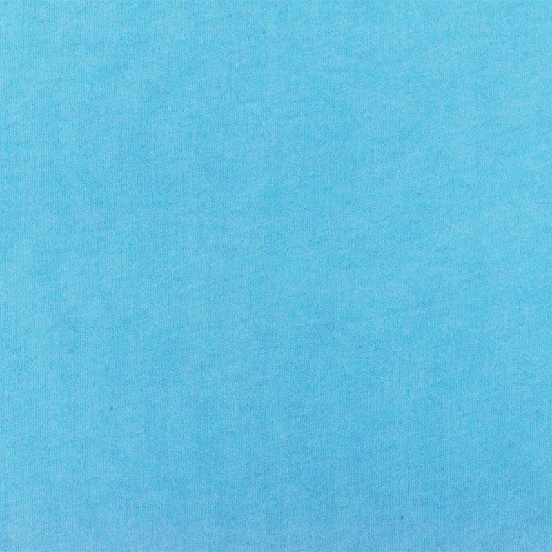 Blue Organic Cotton Stretch Spandex Solid Jersey Knit Fabric