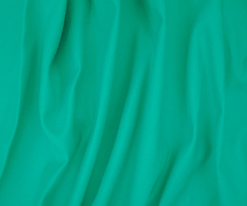 Teal Cotton Twill Stretch Spandex Solid Twill Sateen Woven Fabric